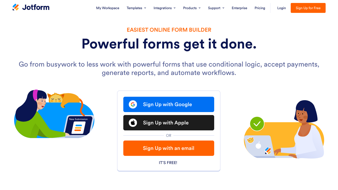 Jotform AI Agents screenshot